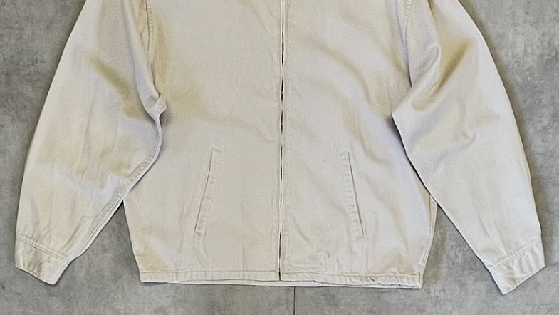 画像: 60'S PENNEY'S 三角タグ シンチバック ドリズラージャケット オフホワイト TALONジップ (VINTAGE)