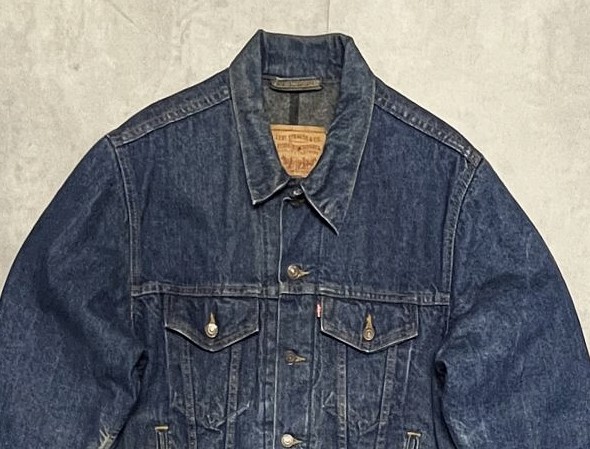 画像: 90'S LEVIS "70506" スモールe 4thモデル 裏地ブランケット デニムジャケット インディゴ 40 USA製 (VINTAGE)