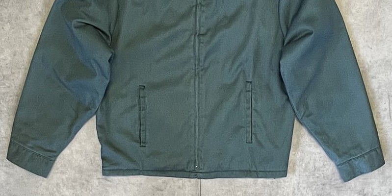 画像: 80'S BIG MAC 裏地キルティング ワークジャケット グリーン USA製 (VINTAGE)