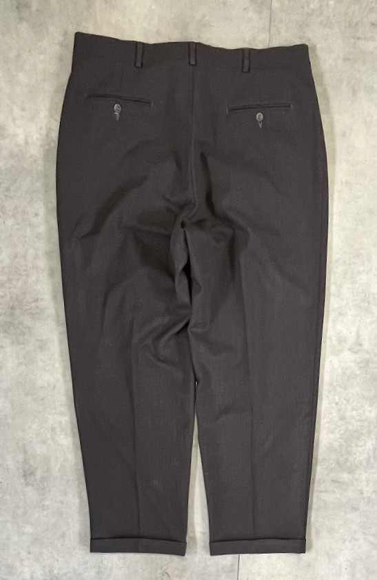 画像4: 90'S LEVIS "ACTION CHOICE" ツータック スラックス チャコール (VINTAGE)