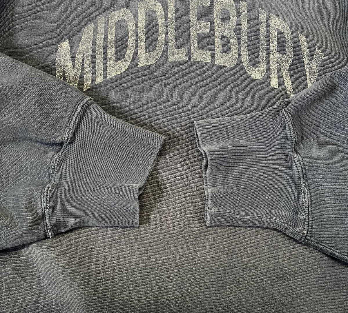 画像: 80'S CHAMPION トリコタグ リバースウィーブ フェードネイビー USA製 (VINTAGE)