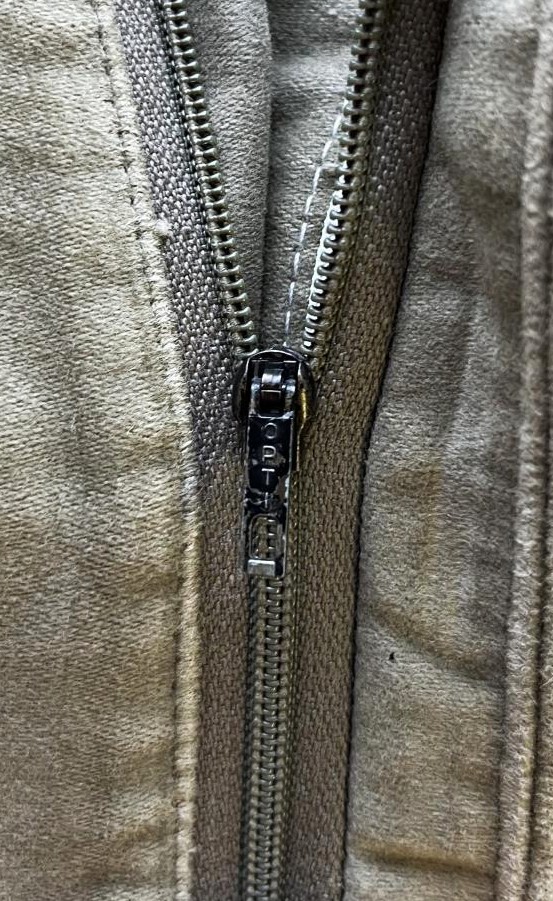 画像5: 80'S ORVIS モールスキンパンツ カーキ OPTIジップ イングランド製 (VINTAGE)