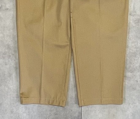 画像: 00'S LL Bean "DOUBLE L COMFORT WAIST" ツープリーツ チノパンツ タン (VINTAGE)