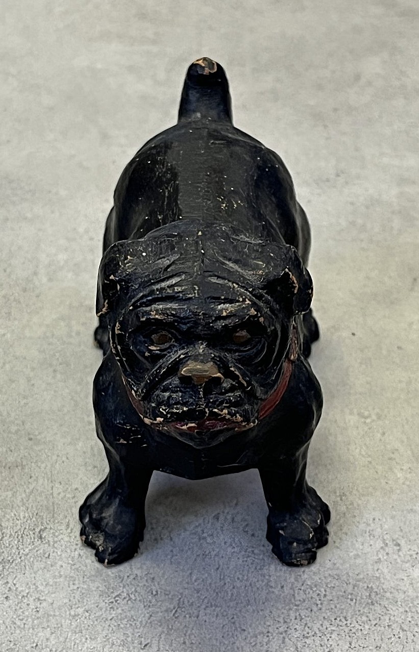 画像2: ブルドッグ オーナメント オブジェ 置物 ペーパーウエイト (VINTAGE)