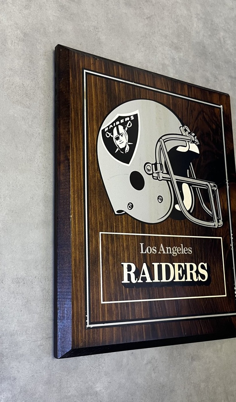 画像2: LOS ANGELES RAIDERS ウッド ウォールサイン (VINTAGE)