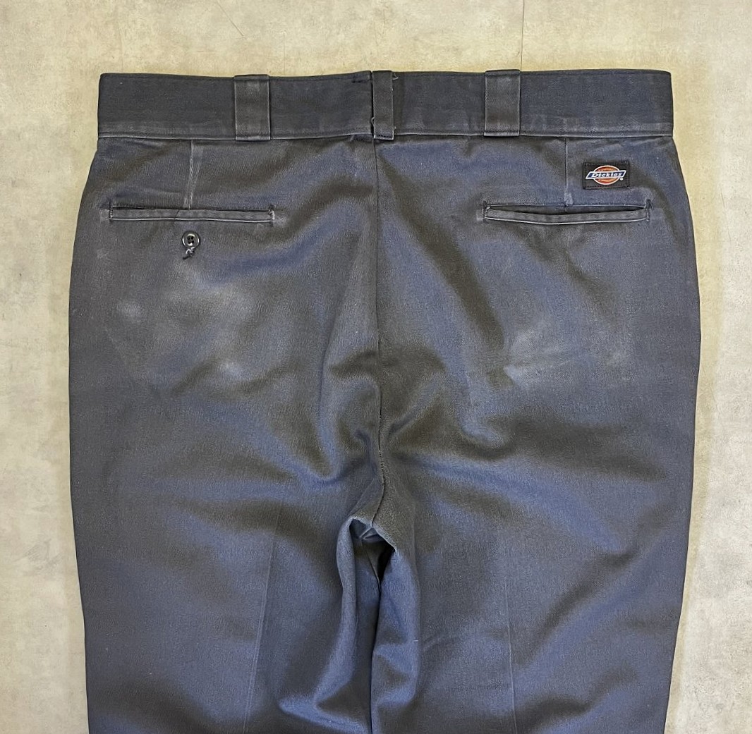 画像: 80'S DICKIES 874 ワークパンツ チャコール W38L29 USA製 (VINTAGE)