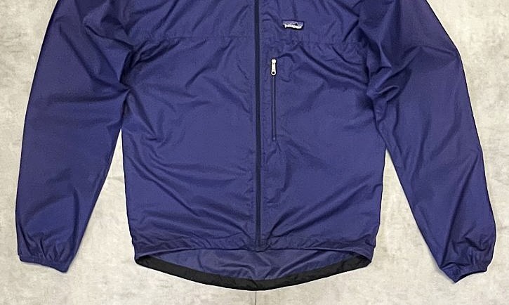 画像: 90'S PATAGONIA "VELOCITY SHELL JACKET" ナイロンジャケット ネイビー/ブラック (VINTAGE)
