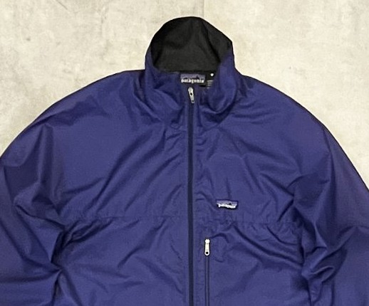 画像: 90'S PATAGONIA "VELOCITY SHELL JACKET" ナイロンジャケット ネイビー/ブラック (VINTAGE)