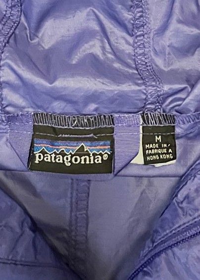 画像2: 90'S PATAGONIA "FEATHER WEIGHT SHELL PULLOVER" 旧タグ リップストップ アノラック パープル/ブルー (VINTAGE)