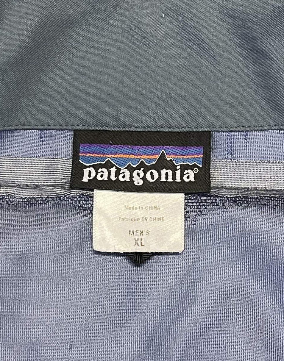 画像2: 05'S PATAGONIA "THUNDER SHELL JACKET" ナイロンシェルジャケット ブルーグレー (VINTAGE)