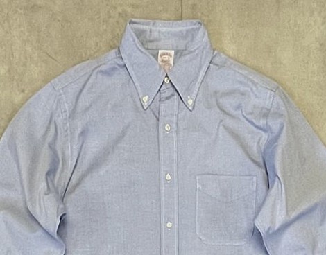 画像: 90'S BROOKS BROTHERS "MAKERS" オックスフォード BDシャツ ブルー USA製 (VINTAGE)
