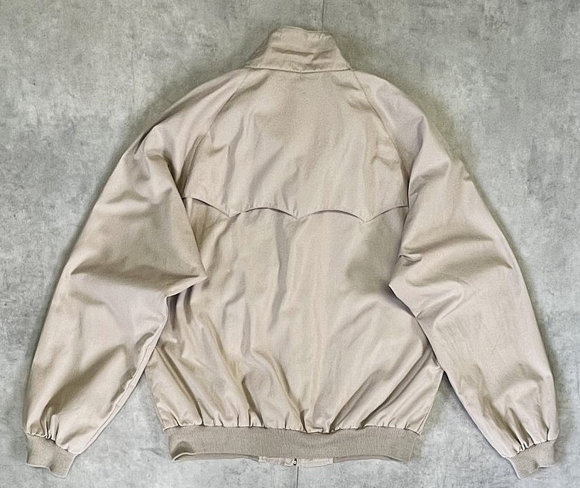 画像5: 90'S LANDS' END 裏地チェック柄 ドリズラージャケット ベージュ (VINTAGE)