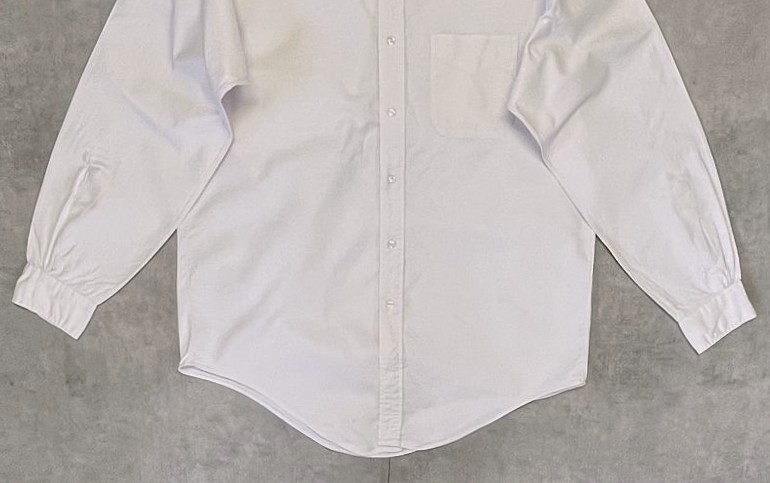 画像: 90'S BROOKS BROTHERS "MAKERS" オックスフォード BDシャツ ホワイト USA製 (VINTAGE)