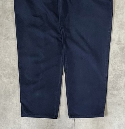 画像: 90'S RALPH LAUREN "HAMMOND PANT" ツープリーツ チノパンツ ネイビー (VINTAGE)