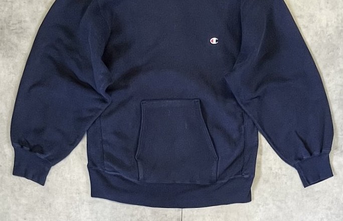 画像: 80'S CHAMPION トリコタグ リバースウィーブ パーカー ネイビー USA製 (VINTAGE)