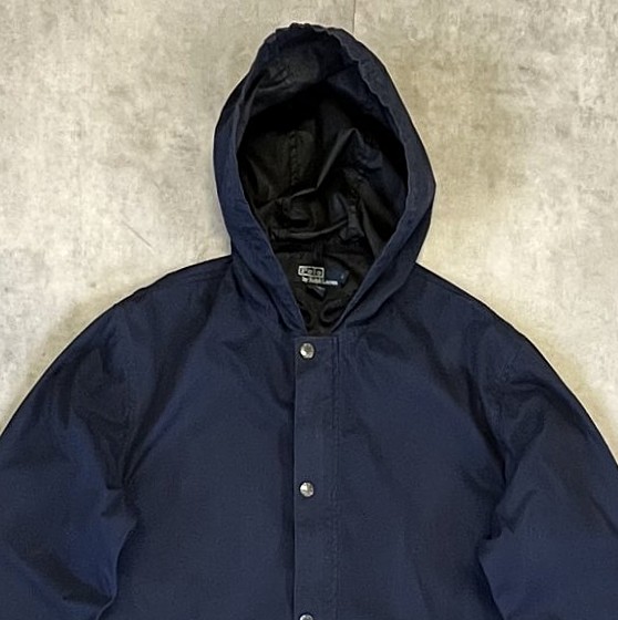 画像: 90'S RALPH LAUREN コットン デッキパーカー ネイビー (VINTAGE)