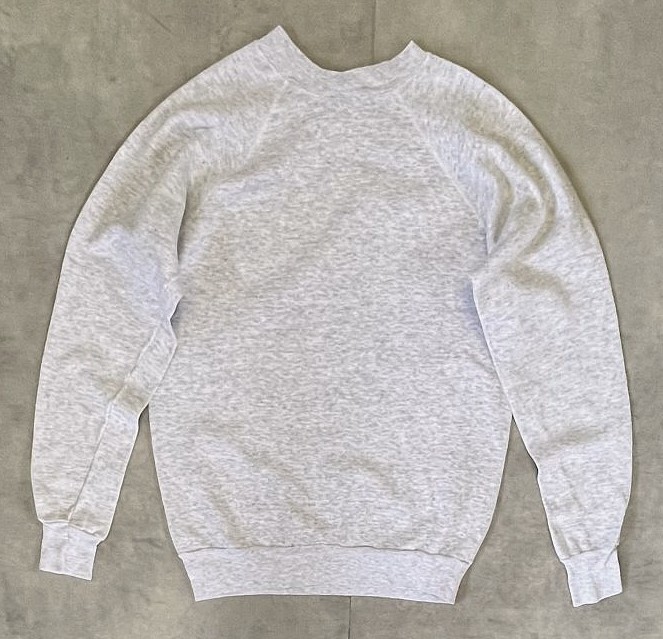 画像3: 80'S PANNILL ラグランスリーブ スウェットシャツ アッシュグレー USA製 (VINTAGE)