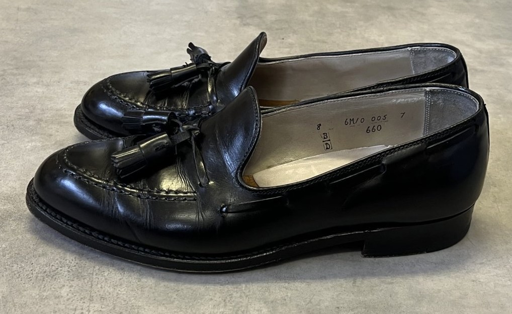 画像2: ALDEN 660 カーフ タッセルローファー ブラック USA製 (USED)