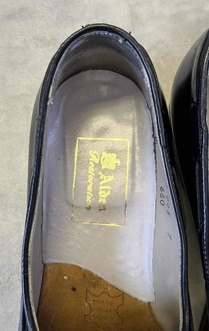 画像: ALDEN 660 カーフ タッセルローファー ブラック USA製 (USED)