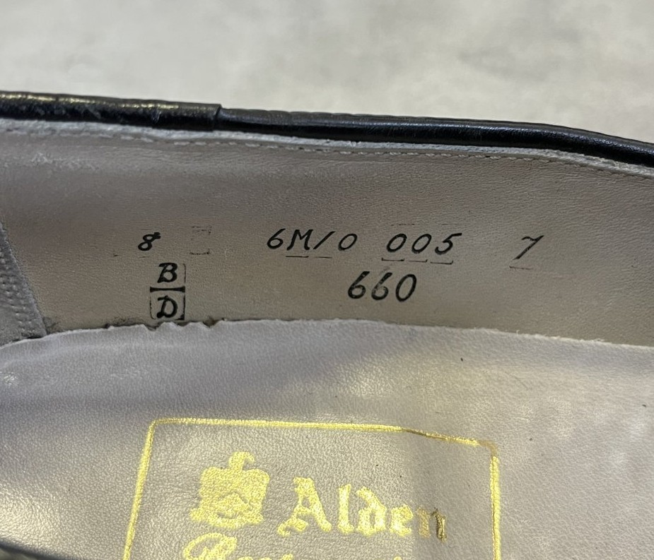 画像3: ALDEN 660 カーフ タッセルローファー ブラック USA製 (USED)