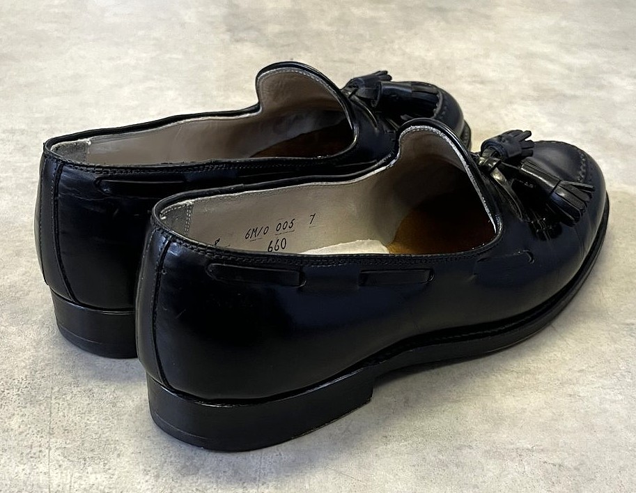画像4: ALDEN 660 カーフ タッセルローファー ブラック USA製 (USED)