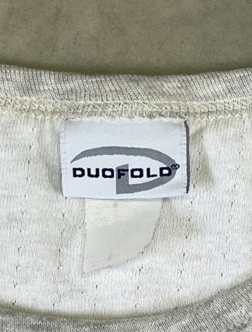画像2: 00'S DUOFOLD "TWO LAYER FABRIC" 長袖 Tシャツ アッシュグレー USA製 (VINTAGE)