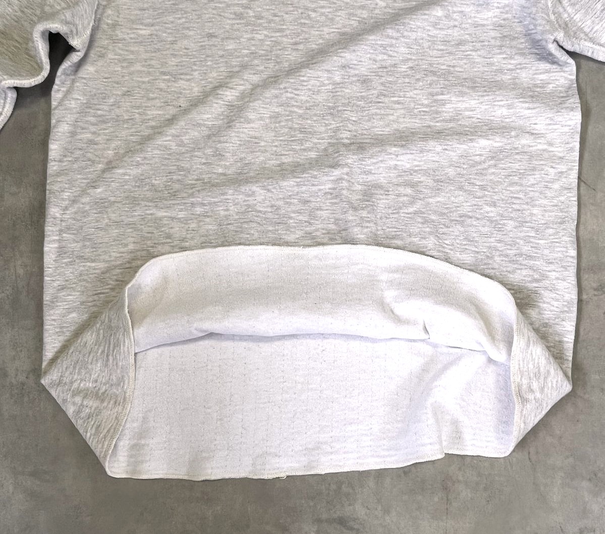 画像3: 00'S DUOFOLD "TWO LAYER FABRIC" 長袖 Tシャツ アッシュグレー USA製 (VINTAGE)