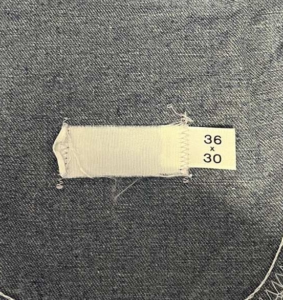 画像2: 80'S DICKIES チビタグ デニム ペインターパンツ インディゴ 42TALONジップ W36L30 USA製 (VINTAGE)