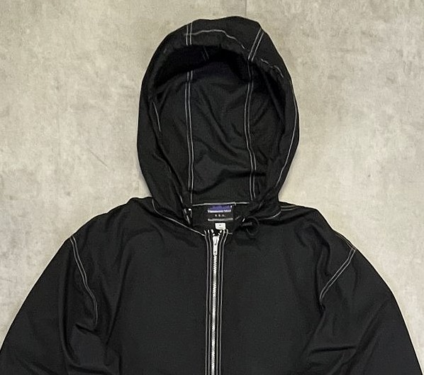 画像: 90'S THOUSAND MILE ピーチスキン ジップパーカー ブラック (VINTAGE)