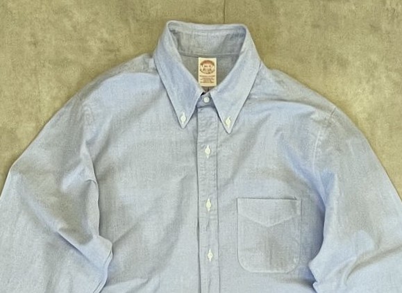 画像: 90'S BROOKS BROTHERS オックスフォード BDシャツ ブルー USA製 (VINTAGE)