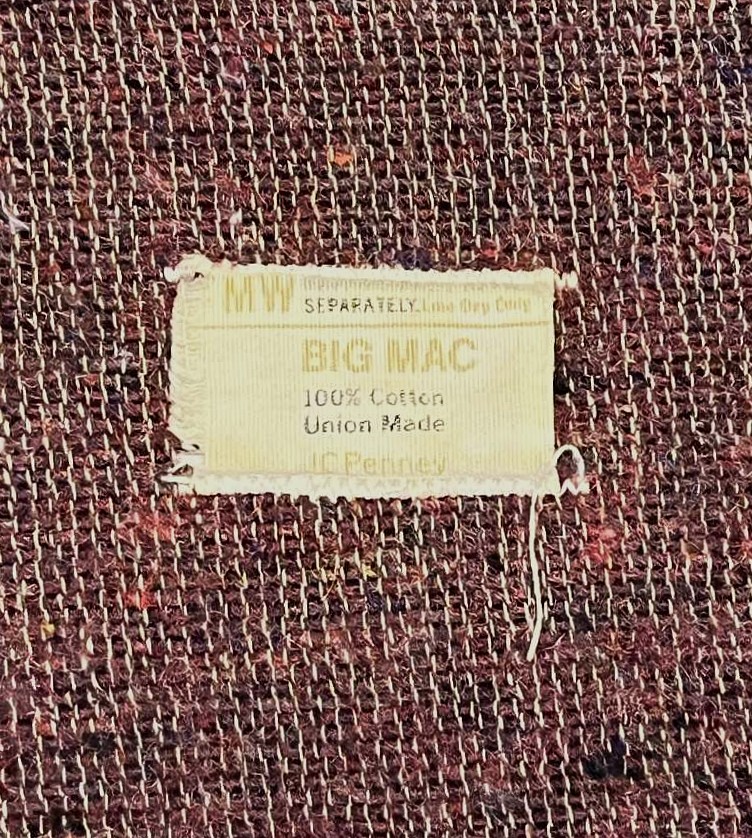 画像2: 70'S BIG MAC "コットン100%" 裏地ブランケット デニム カバーオール インディゴ USA製 (VINTAGE)