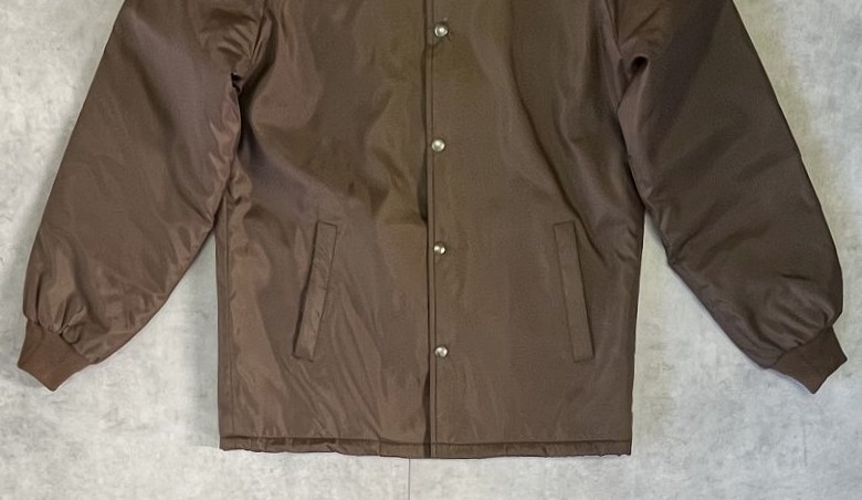 画像: 70'S SEARS 裏地ボア付き コーチジャケット ブラウン USA製 (DEADSTOCK)