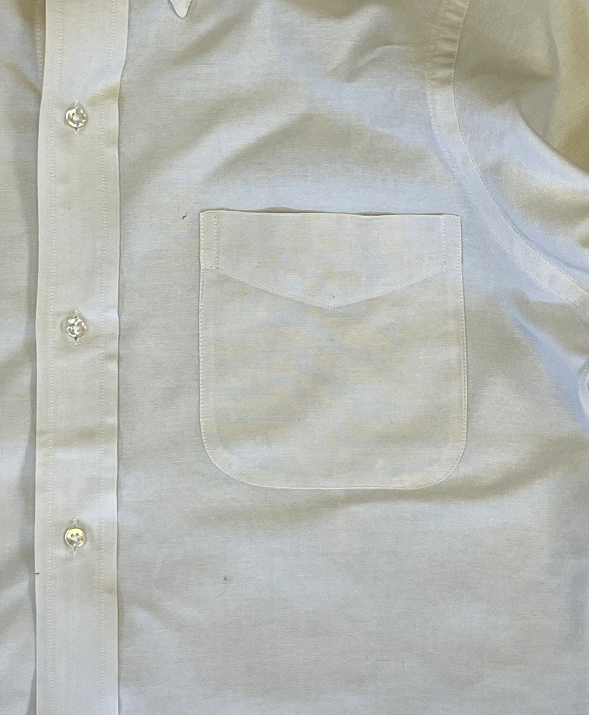 画像: 60'S BROOKS BROTHERS "MAKERS" 6ボタン オックスフォード BDシャツ 生成り USA製 (VINTAGE)