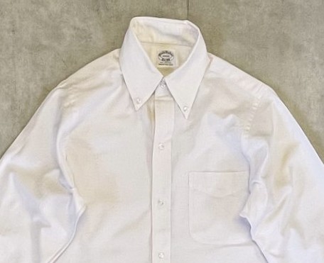 画像: 60'S BROOKS BROTHERS "MAKERS" 6ボタン オックスフォード BDシャツ 生成り USA製 (VINTAGE)
