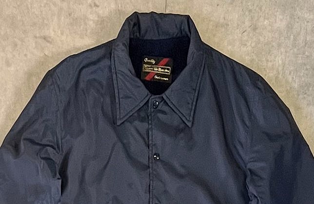 画像: 70'S SEARS 裏地ボア付き コーチジャケット ネイビー (VINTAGE)