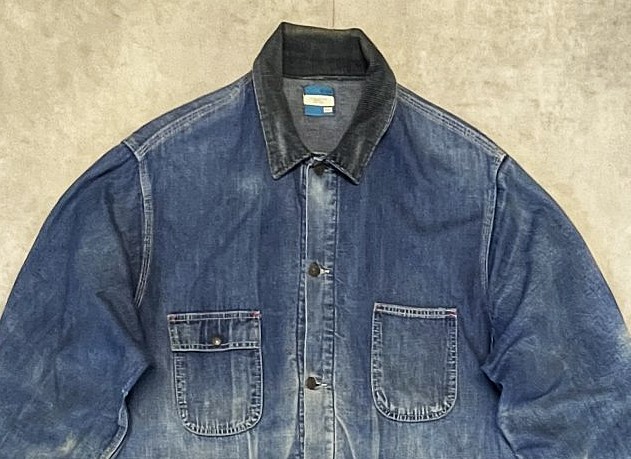 画像: 70'S SEARS デニム カバーオール インディゴ USA製 (VINTAGE)