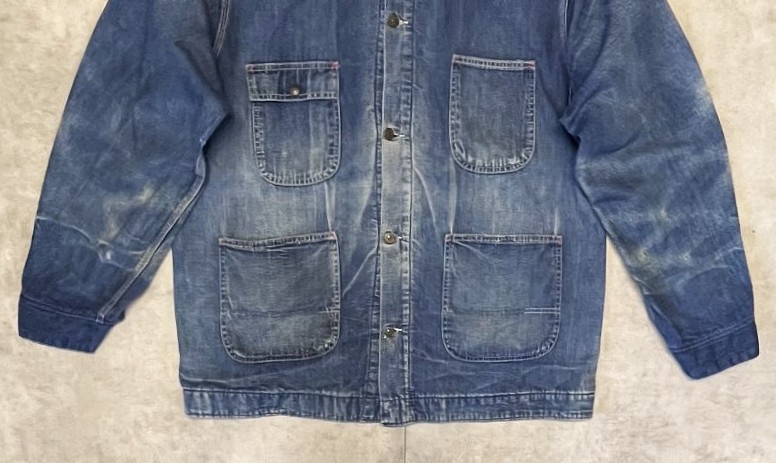 画像: 70'S SEARS デニム カバーオール インディゴ USA製 (VINTAGE)