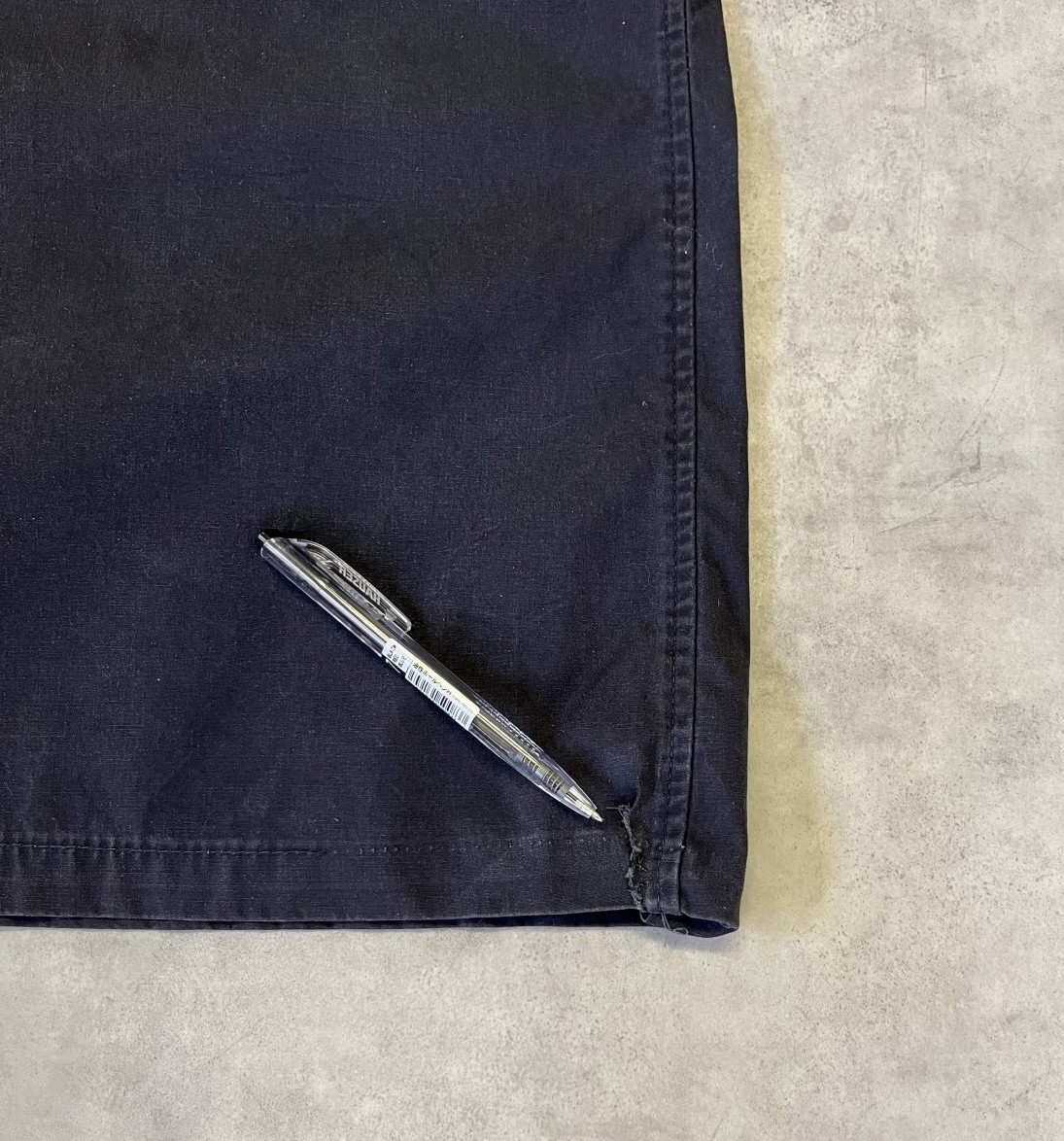 画像7: 70'S アメリカ軍 US NAVY チンスト付き エポレット無し ステンシル入り バルマカーンコート ネイビー (VINTAGE)