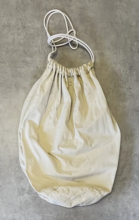 画像7: 40'S アメリカ軍 ステンシル ランドリーバッグ バラックバッグ オフホワイト (VINTAGE)