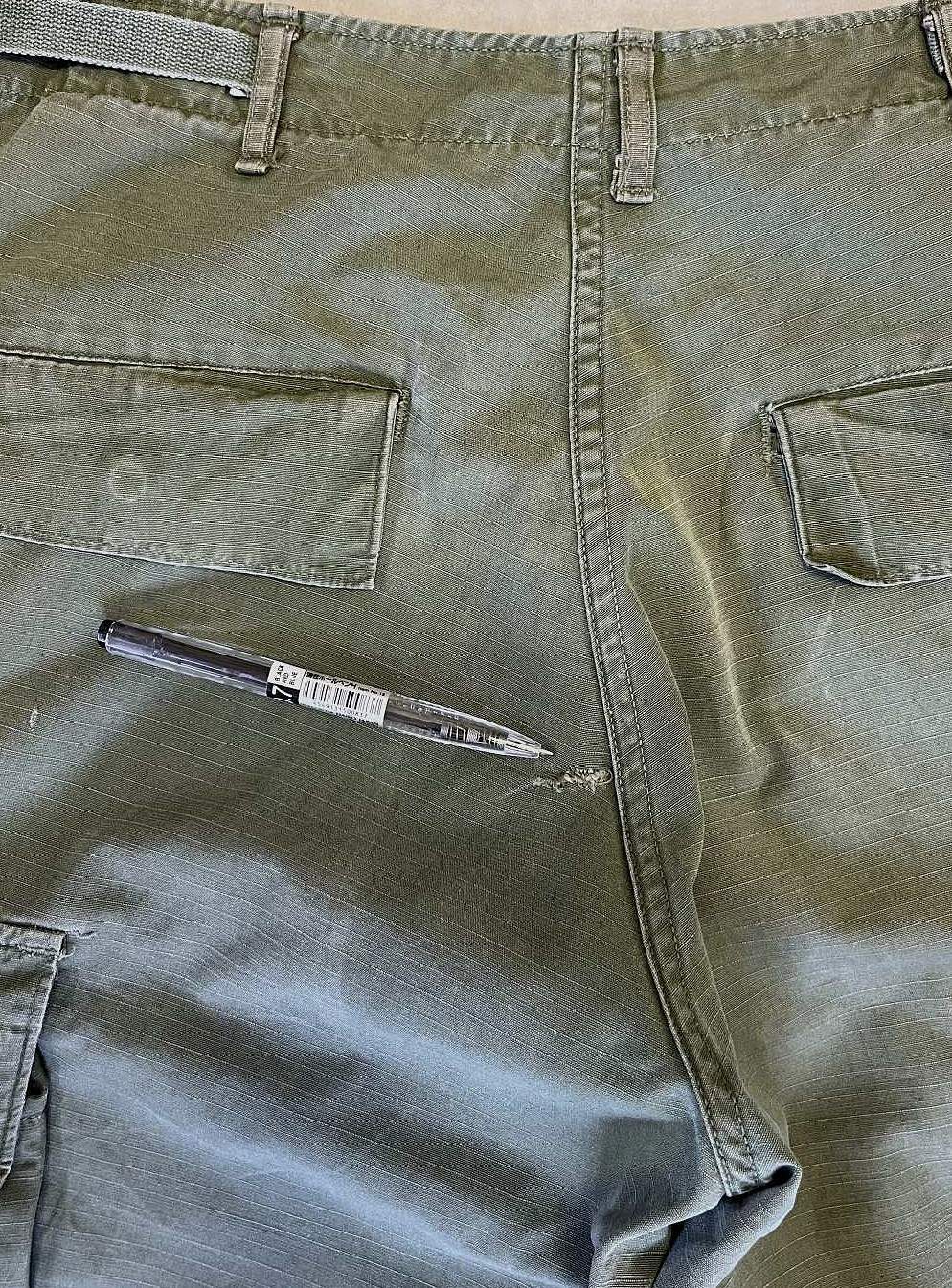 画像6: 60'S アメリカ軍 US ARMY "JUNGLE FATIGUE" カーゴパンツ S-R (VINTAGE)