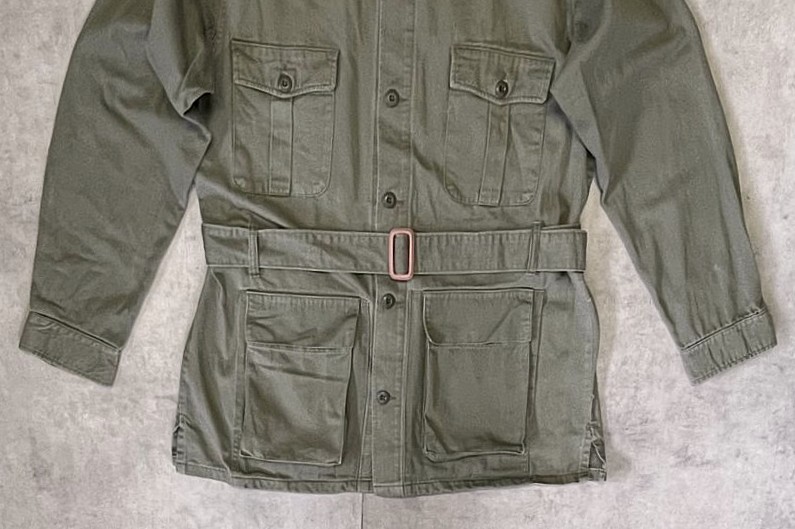 画像: 90'S LL Bean サファリジャケット オリーブ USA製 (VINTAGE)