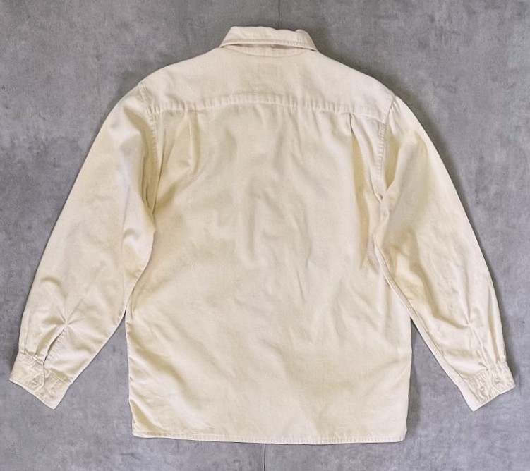 画像4: 60'S GIMBELS コーデュロイ オープンカラーシャツ クリーム (VINTAGE)