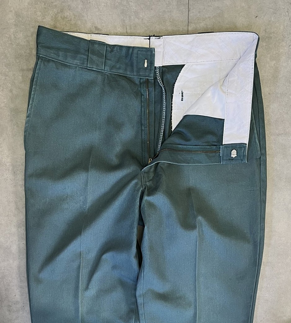 画像: 80'S DICKIES 874 チビタグ ワークパンツ ダークグリーン W34L30 USA製 (VINTAGE)