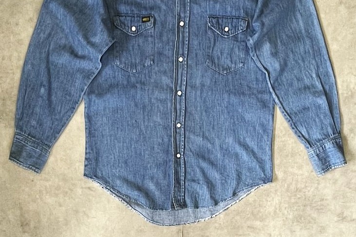画像: 70'S MAVERICK デニム ウエスタンシャツ インディゴ USA製 (VINTAGE)