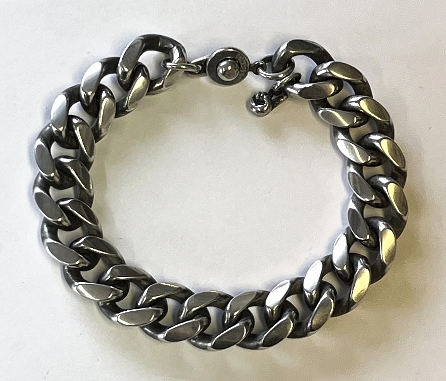 画像1: VIN'S "CHAIN BRACELET" KIHEI2 ANTIQUE SILVER (NEW)