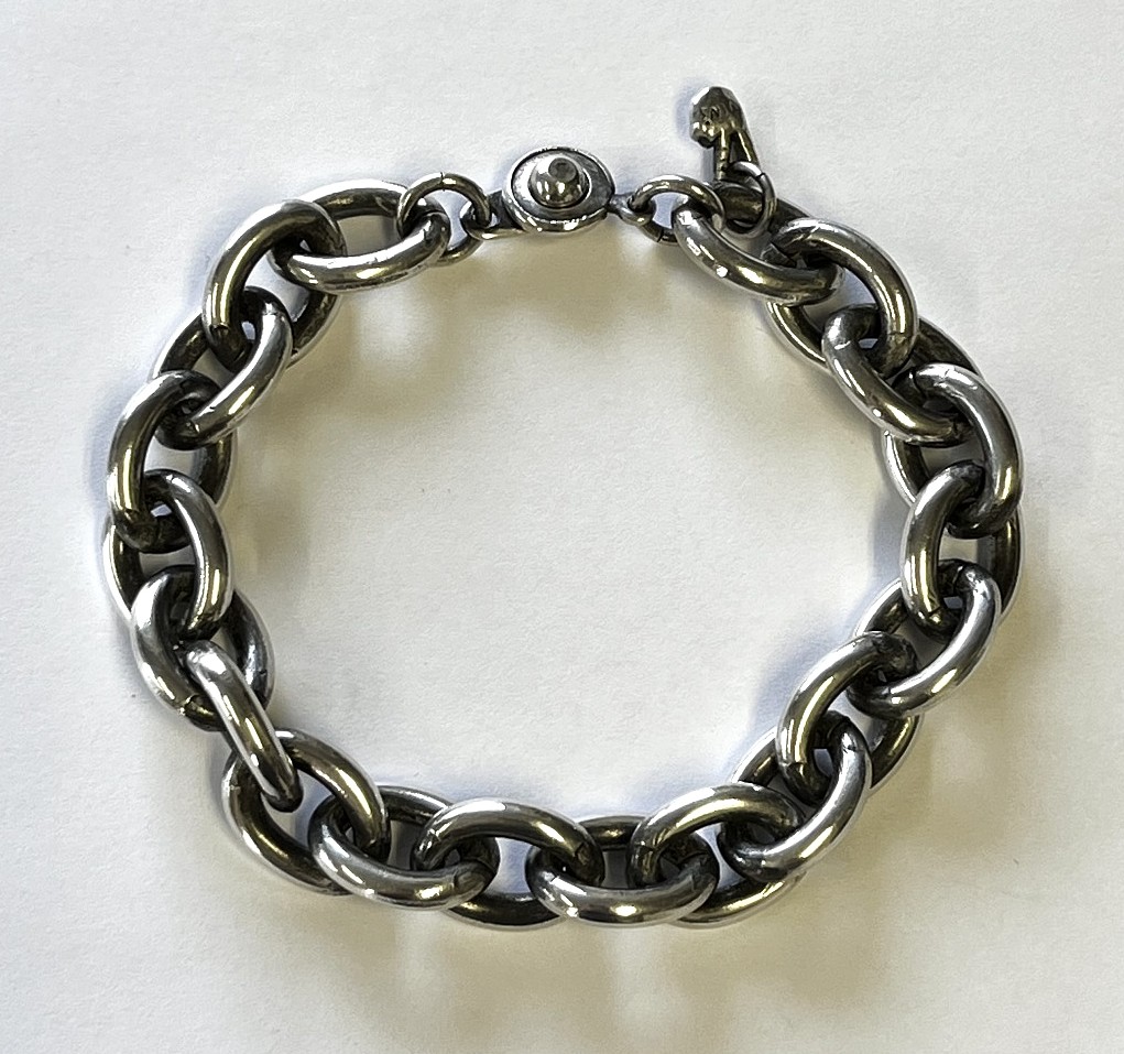 画像1: VIN'S "CHAIN BRACELET" AZUKI ANTIQUE SILVER (NEW)