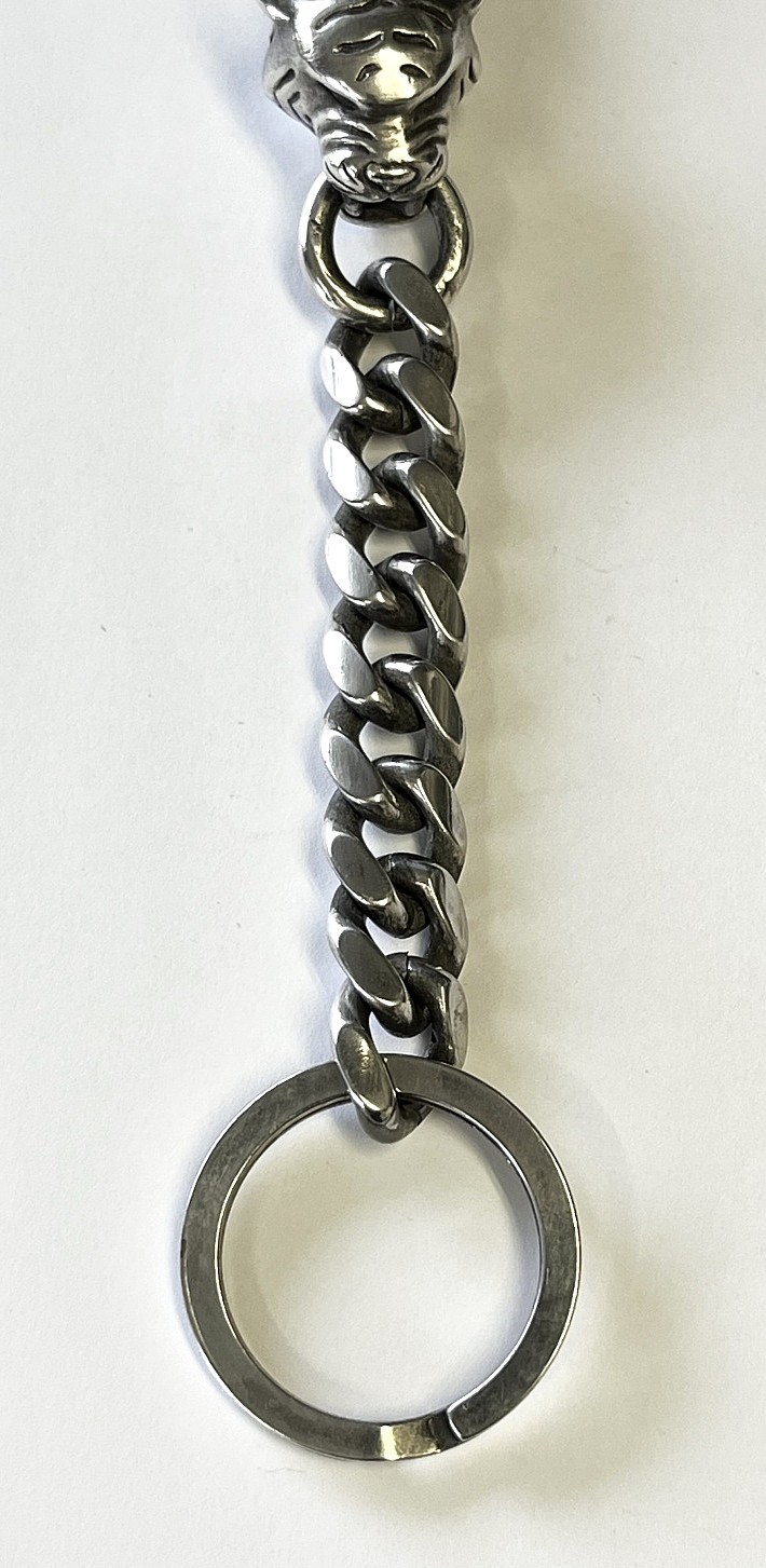 画像3: VIN'S "NASKAN KEYHOLDER LONG" ANTIQUE SILVER (NEW)