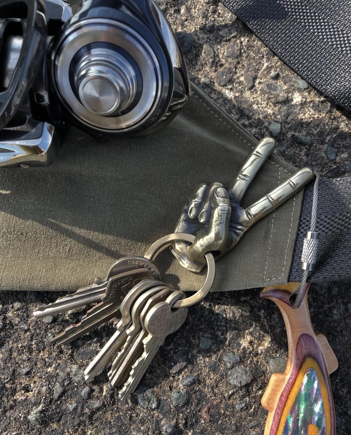 画像4: VIN'S "V SIGN KEYHOOK" ANTIQUE SILVER (NEW)