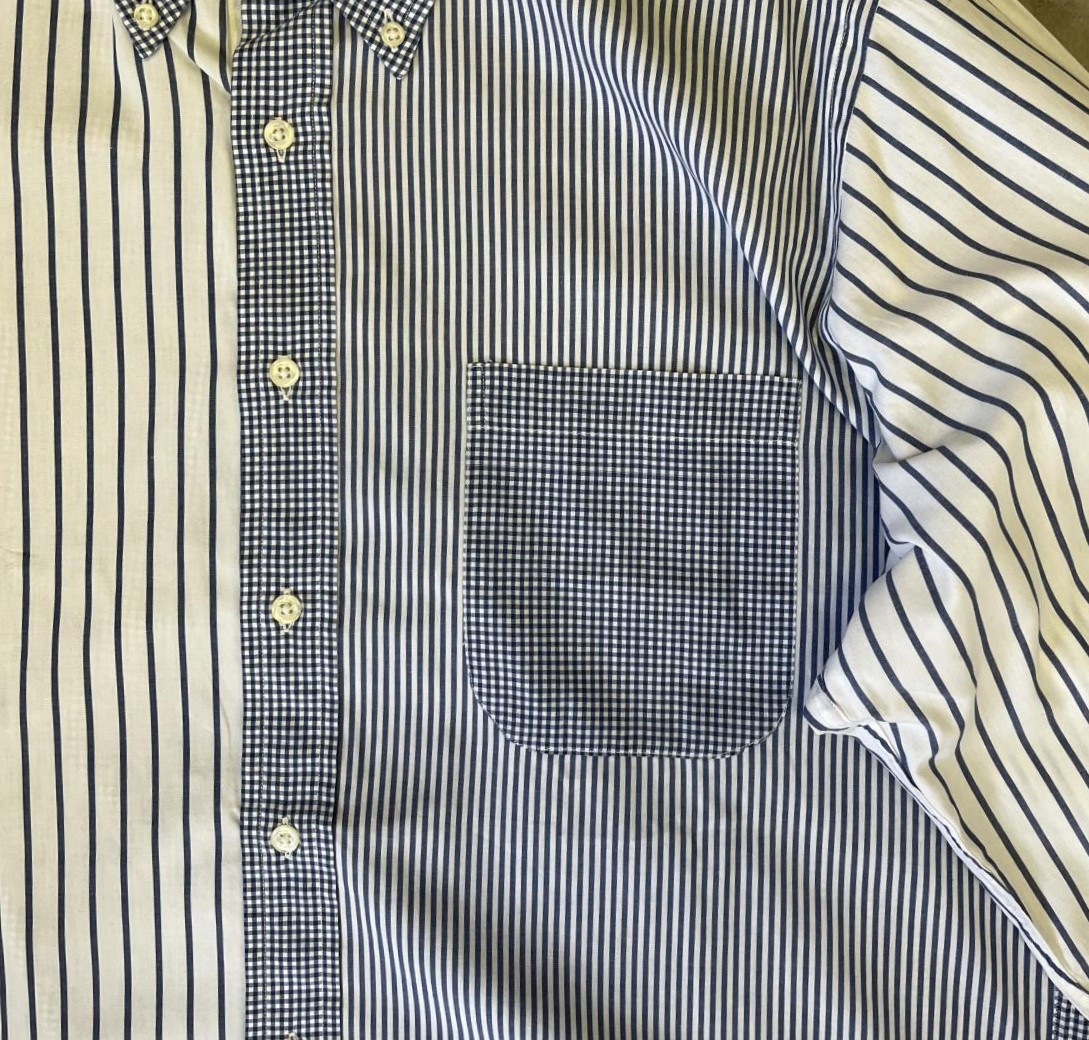 画像: 90'S BROOKS BROTHERS "FUN SHIRT" ポプリン BDシャツ クレイジーパターン USA製 (VINTAGE)