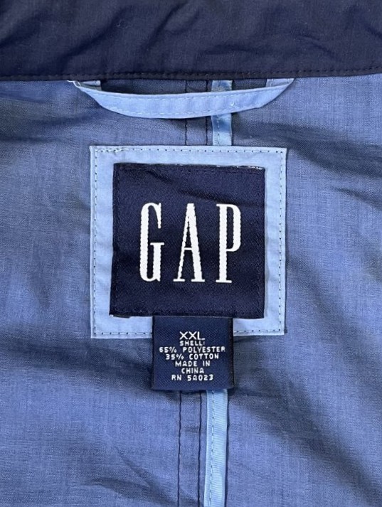 画像2: 00'S GAP 旧タグ バルマカーンコート ネイビー (VINTAGE)